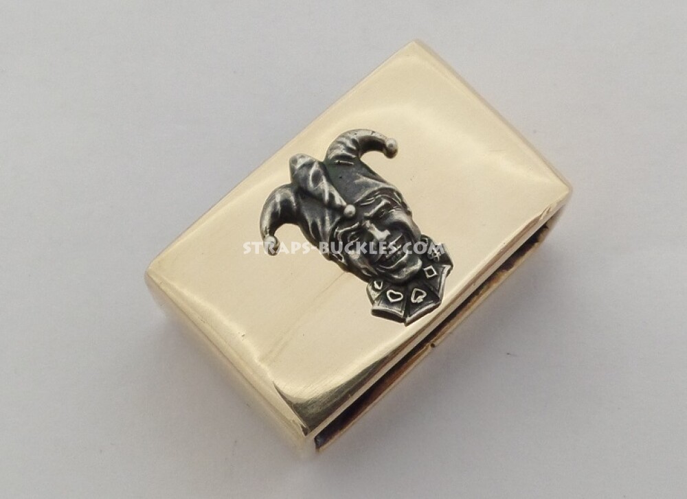 Bronze keeper polished 24 mm with silver insert