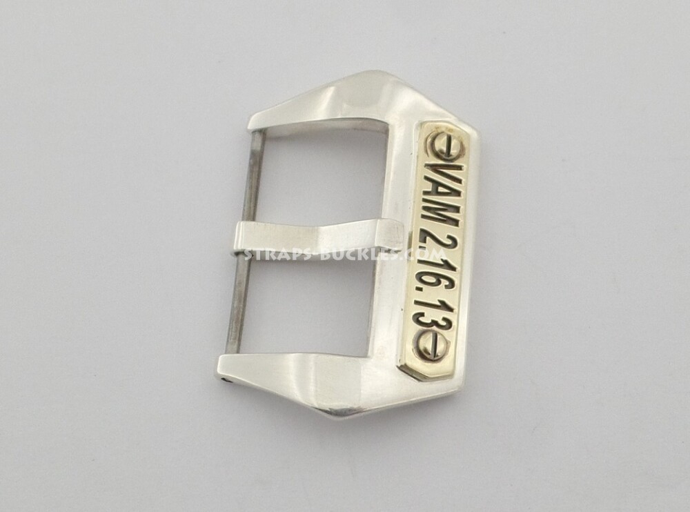 Sterling silver buckle with nameplate 26 мм 