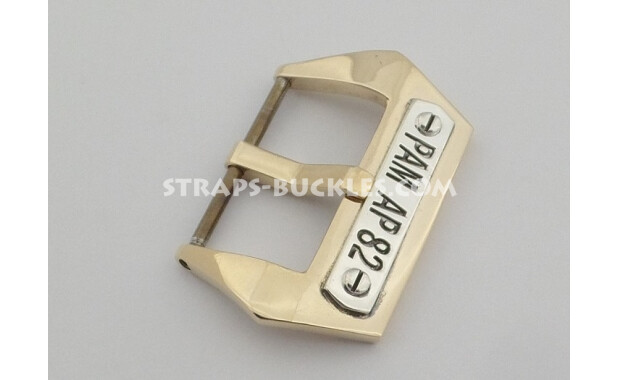 Bronze / brass buckle with nameplate 26 мм 