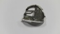 Пряжка "взгляд моряка-подводника через иллюминатор на морские глубины", In PAM silver small 24 mm